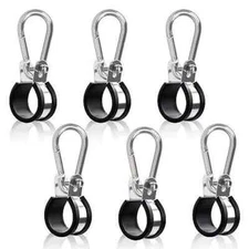 Airpower Line Clamp Hanger Bracket Assembly Stainless Steel 3 in 1 Air Hose C...