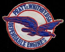 WWII USAAF US Army Air Force Pratt Whitney Aircraft Engine Company Patch CC-1