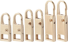 6 Pcs Zipper Pull , Detachable Zipper Pull Tabs Slider Metal Luggage Zipper Hand