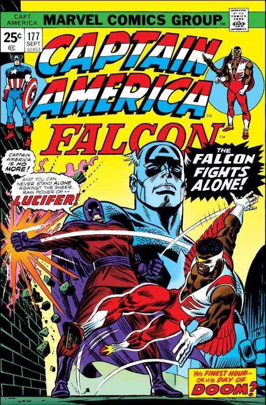 Captain America (1968) # 177 (5.0-VGF) Falcon vs. Lucifer