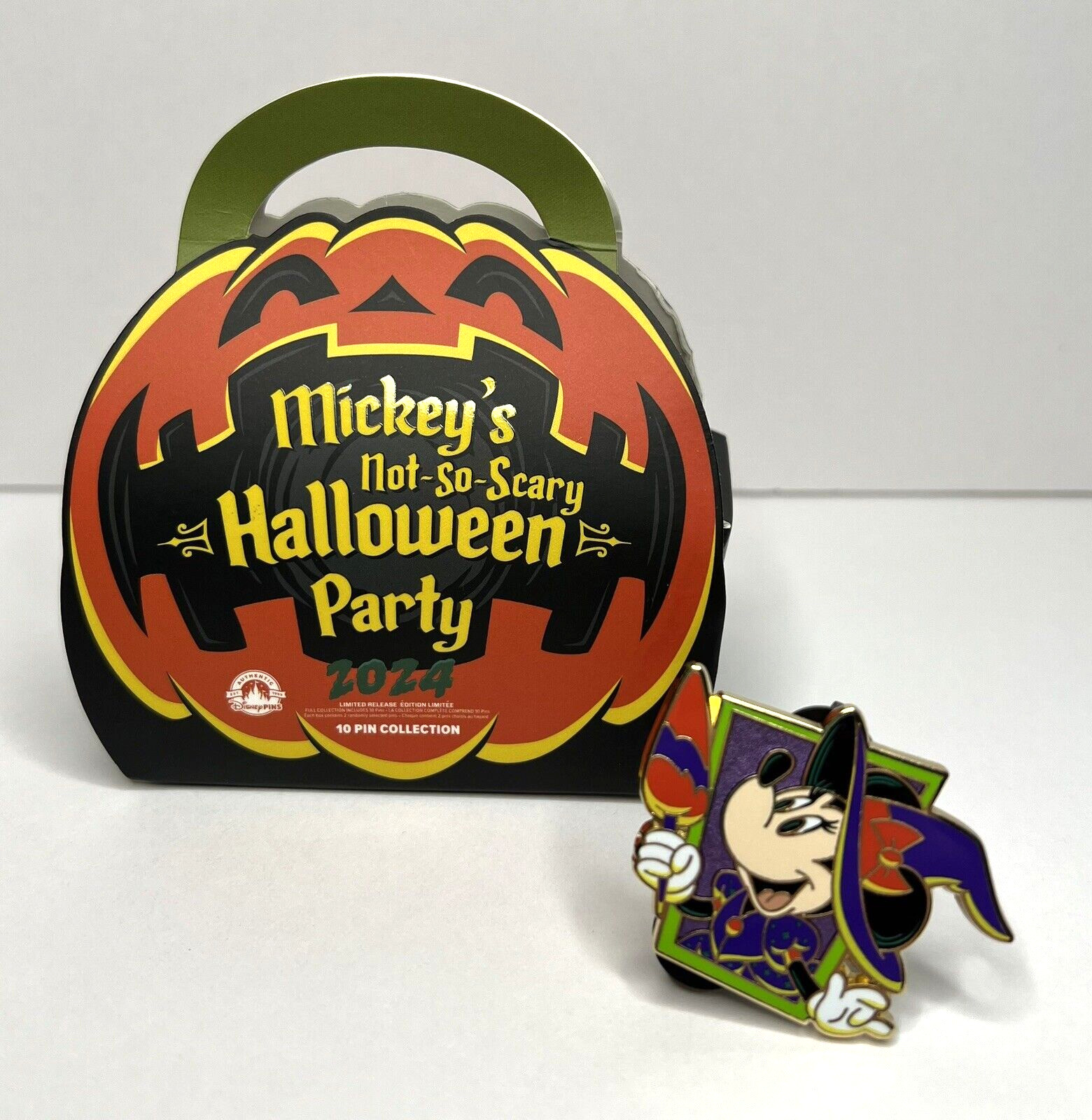 2024 Disney World Mickey's Not So Scary Halloween Party Mystery Pin Minnie Mouse