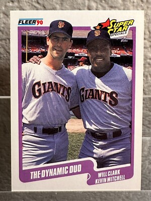 1990 Fleer - Super Star Specials #637 Will Clark, Kevin Mitchell