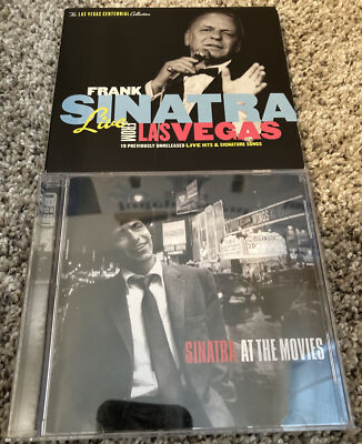 Frank Sinatra 2 CD Lot Live From Las Vegas, At The Movies 2005 2008 Capitol￼