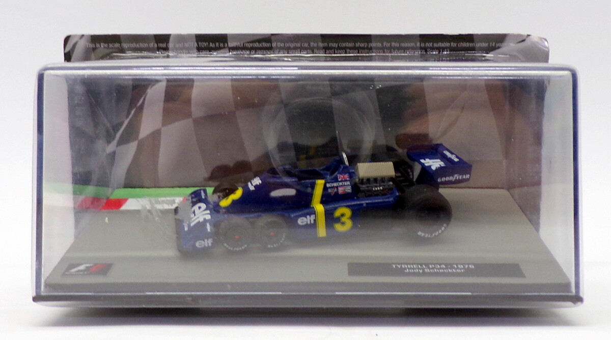 Altaya 1/43 Scale F1 Tyrrell P34 1976 Jody Scheckter Model AL25220