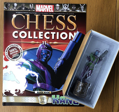 Eaglemoss Marvel Chess Collection - Issue 11 - Magazine & Boxed Kang Figure