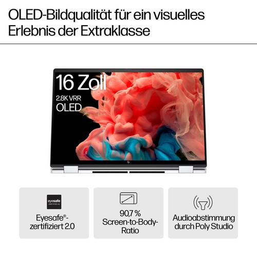HP ENVY x360 16-ac0177ng, Intel Core Ultra 7, 40,6 cm (16"), 2880 x 1800 Pixel, - Bild 10 von 12