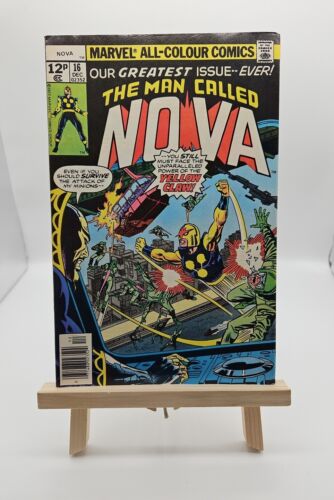 Nova #16: Vol.1, UK Price Variant, Marvel Comics (1977) - Picture 1 of 21