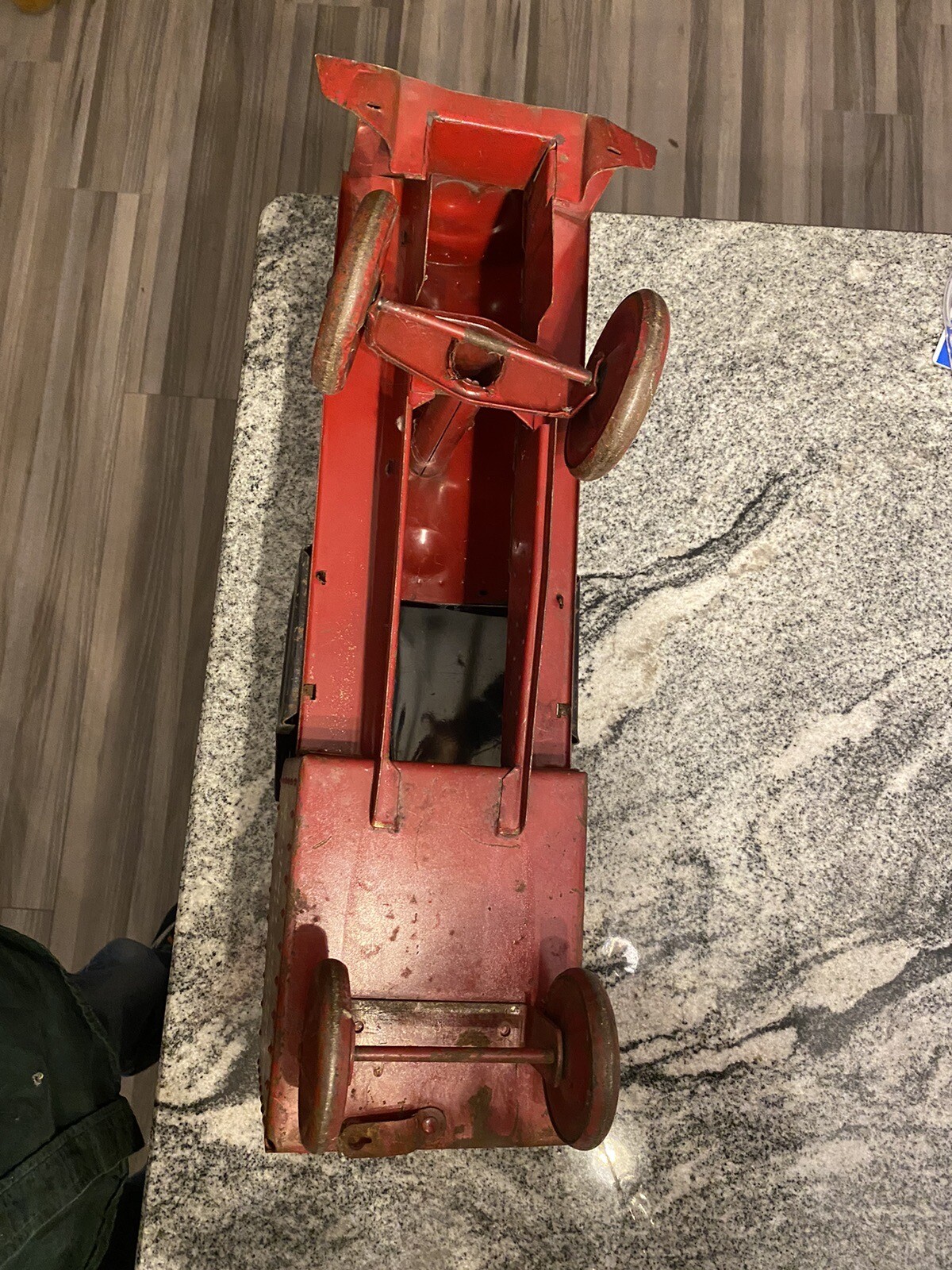 VINTAGE STEELCRAFT ALL ORIGINAL RIDE ON "ERIE" TRAIN 23” eBay