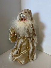 Vintage Santa Claus Christmas Tree Topper Display Figurine