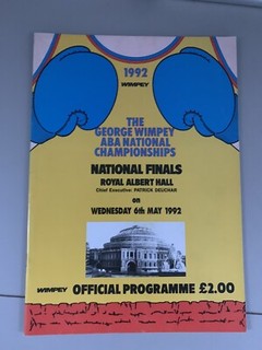 Boxing Programme ABA National Championships And X2 Posters Job Lot
