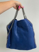 Stella Mccartney Falabella Royal Blue Large Tote Bag