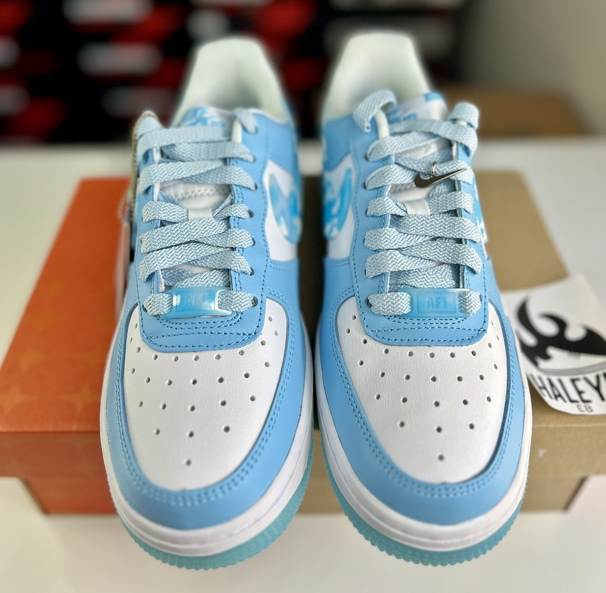 新品25.5／Air Force 1 Low \"Celestine Blue\" Women's Nike Air Force 1 '07 SE Low Clouds & Sky Celestine