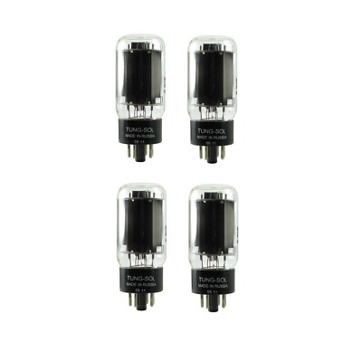 New Tung-Sol Matched Quad (4) 6L6GC STR Tubes-Valves Tested Highest Quality Tone