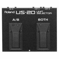 Roland US-20 Unit Selector Pedale per chitarra effetti per sintetizzatore GK nero originale