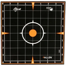 Allen Company EZ AIM Adhesive Sight-In Targets 8x8 Inches 5 Pack for Accuracy