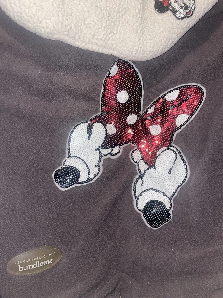 JJ Cole Bundleme - GrayOriginal Toddler Minnie Mouse:daisyCustom Patch Sequins ! - Image 3 of 4