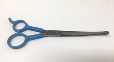 Wolff Grooming Shears 104 Ice Stainless 7" Ball Tip Curved Blades Scissors
