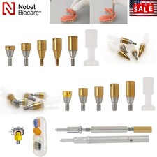 US Fits Nobel NBL Active Locator Attachment Abutments PEEK Cap Inserts Kit NP/RP