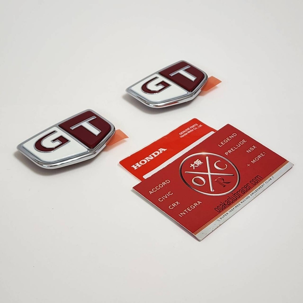 New Genuine OEM R33 Nissan Skyline Fender Emblem Badge Set Of 2