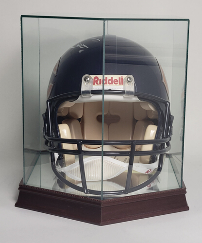 Jay Cutler Franchise QB Chicago Bears Autographed Helmet w/Mirrored Glass Case - Picture 7 of 12