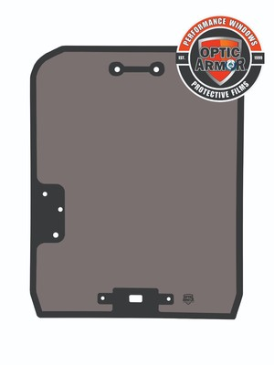 #ad KUBOTA SVL 75 90 95 97 TRACK LOADER 1 2quot; POLY CAB DOOR OPTIC ARMOR V0621 34520 $649.00