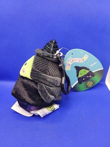 Wicked Squishmallow Elphaba Clip On Plush Keychain, 3.5" New with Tags NWT NEW - Picture 2 of 5