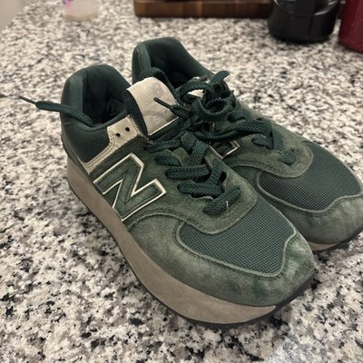 New Balance 574 Legacy ‘Green’ Men’s Size 9.5 Pre-owned Sneakers New Balance 574 Legacy Green Silver for Sale | Authenticity  main image 2