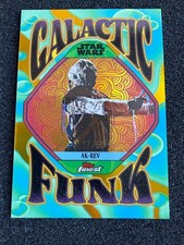 2025 Finest Star Wars Smugglers Outpost Galactic Funk #GF-5 Ak-Rev GOLD /50