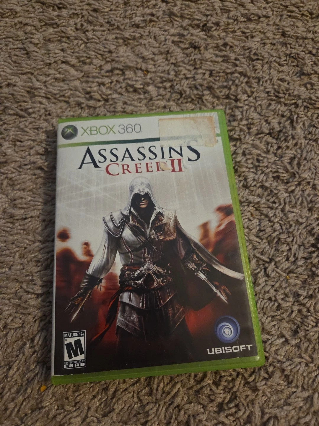 Assassin's Creed II (Microsoft Xbox 360, 2009) Game And Case, No Manual