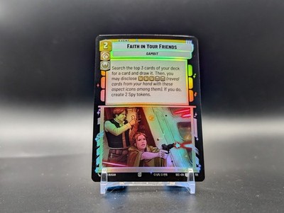 Star Wars Unlimited Secrets of Power - Faith in Your Friends #721 FOIL