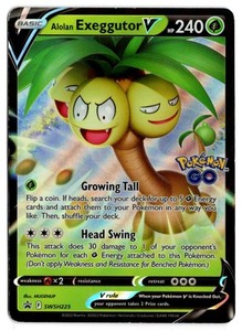 Alolan Exeggutor V SWSH225 Sword & Shield Black Star Promo Holo