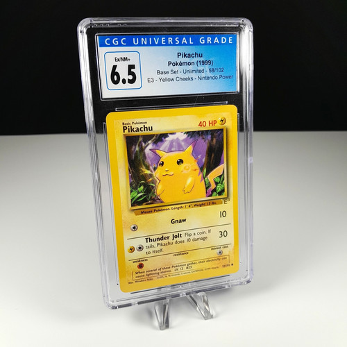 Pikachu graded CGC 6.5 for sale on eBay