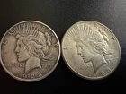 Lot of 2 1923 S Peace Dollars