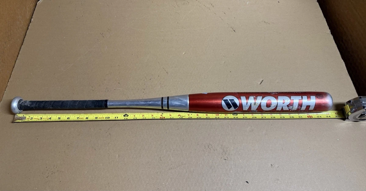 Batte De Softball Adulte Worth 34 Pouces, 26 Oz - Pour Lancer Lent, Occasion En Excellent état