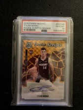 2019 Panini Mosaic Tyler Herro Rookie Scripts-Orange