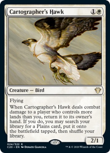 Cartographer's Hawk 024/322 Commander 2020