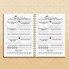 Emotional Journal Mental Health Wellness Planner Anxiety Self Care Therapy New