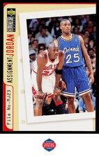1996-97 Collector's Choice #362 Nick Anderson and Michael Jordan