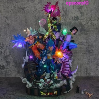 Big Son Goku Frieza Android 17 Power Assembly Statue Model Figure
