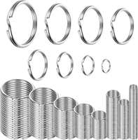 300 StüCk SchlüSselringe, 8 GrößEn SchlüSselring (28Mm 25Mm 20Mm 15Mm 12Mm 10Mm