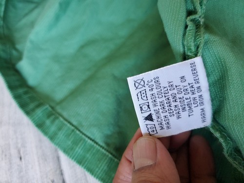 Mini Boden Green Corduroy Lined Pull On Skirt Size 13-14Y A-Line - Picture 6 of 6