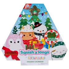 2025 Squishmallows Squish-a-longs Christmas Holiday Countdown Advent Calendar 