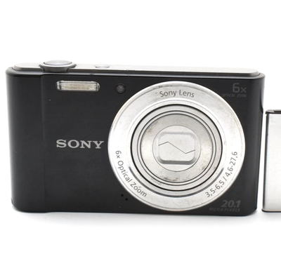 Sony Cyber-shot DSC-W810 Black 20.1MP 6x Zoom Digital Camera