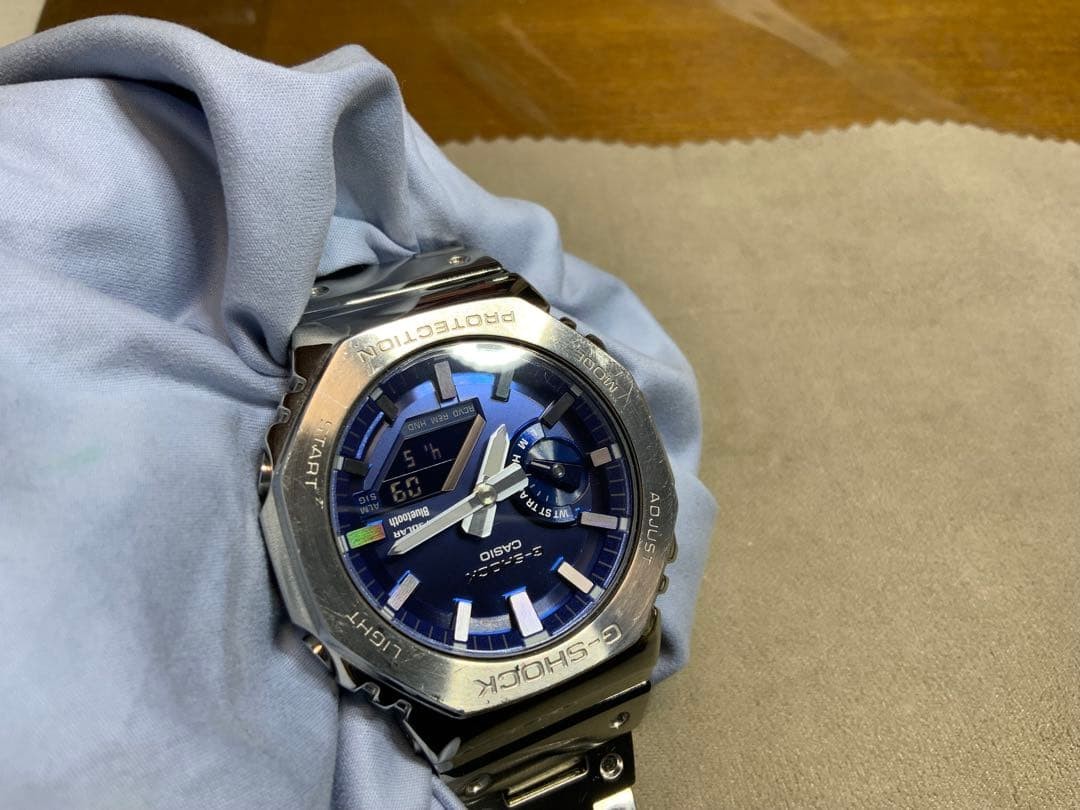 Casio G Shock GM B2100AD 2AJF Blue Timepiece Watch Genuine Authentic image 4