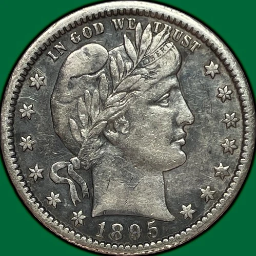 1895-O Barber Quarter Choice Extremely Fine XF+ Coin #29920