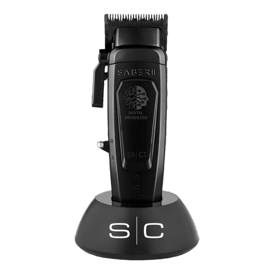 Stylecraft Unisex Black Saber Digital Brushless Motor Hair Clipper Size 2.0 - Image 2