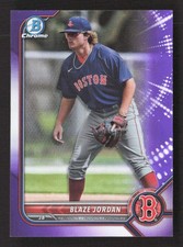 2022 Bowman Chrome Blaze Jordan Prospects Purple Refractor /250 TV4904