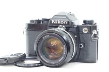   No US Duty Near Mint  Nikon FM Black 35mm Film Camera w/50mm f/1.4 Ai- 5605