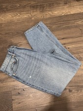 H M Women's Blue Mom Jeans Size 8
