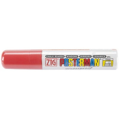 Zig 15mm Posterman Tip Marker, Red